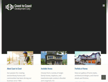 Tablet Screenshot of coasttocoastdevelopment.com
